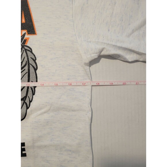 Vintage Arizona Bull Skill Native Feathers Deserts Zone Grey‎ Orange Mens M Usa - Picture 5 of 6